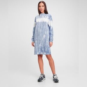 NWT GAP tie-dye sweater dress L Tall